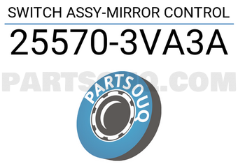 Nissan 255703VA3A SWITCH ASSY-MIRROR CONTROL