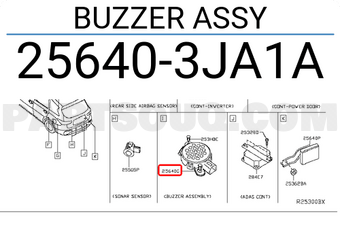 Nissan 256403JA1A BUZZER ASSY
