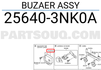 Nissan 256403NK0A BUZAER ASSY