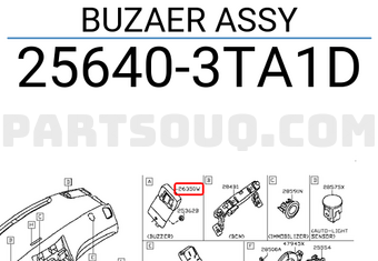 Nissan 256403TA1D BUZAER ASSY