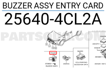 Nissan 256404CL2A BUZZER ASSY ENTRY CARD