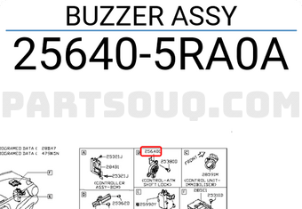 Nissan 256405RA0A BUZZER ASSY