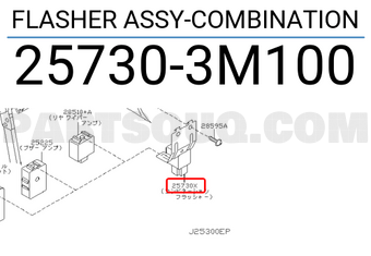 Nissan 257303M100 FLASHER ASSY-COMBINATION