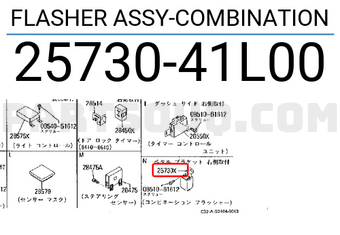 Nissan 2573041L00 FLASHER ASSY-COMBINATION