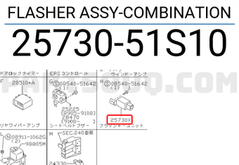 Nissan 2573051S10 FLASHER ASSY-COMBINATION