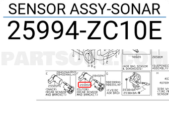 Nissan 25994ZC10E SENSOR ASSY-SONAR
