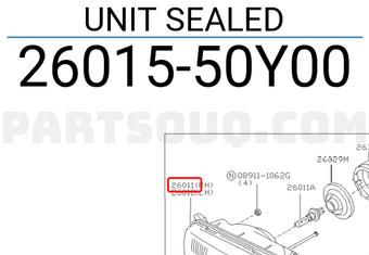 Nissan 2601550Y00 UNIT SEALED