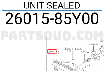 Nissan 2601585Y00 UNIT SEALED