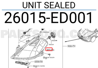 Nissan 26015ED001 UNIT SEALED