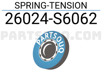 Nissan 26024S6062 SPRING-TENSION