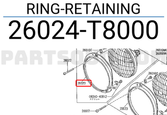 Nissan 26024T8000 RING-RETAINING