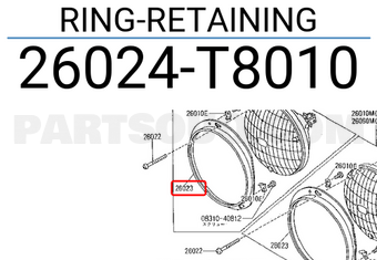Nissan 26024T8010 RING-RETAINING