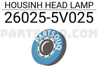 Nissan 260255V025 HOUSINH HEAD LAMP