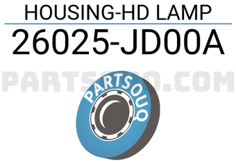 Nissan 26025JD00A HOUSING-HD LAMP