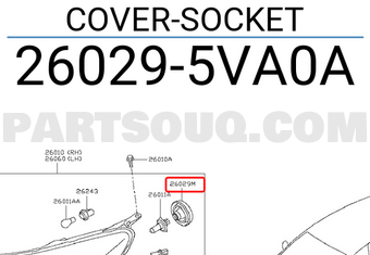 Nissan 260295VA0A COVER-SOCKET
