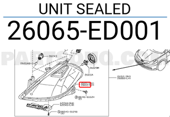 Nissan 26065ED001 UNIT SEALED