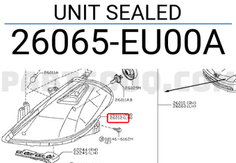 Nissan 26065EU00A UNIT SEALED