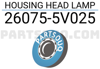 Nissan 260755V025 HOUSING HEAD LAMP
