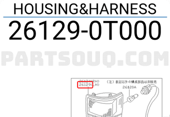 Nissan 261290T000 HOUSING&HARNESS