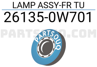 Nissan 261350W701 LAMP ASSY-FR TU