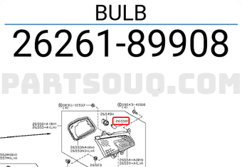Nissan 2626189908 BULB