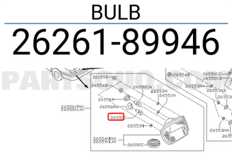 Nissan 2626189946 BULB