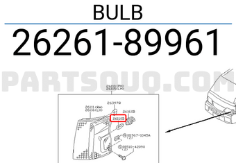 Nissan 2626189961 BULB