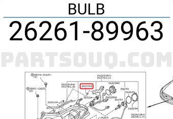 Nissan 2626189963 BULB