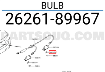 Nissan 2626189967 BULB