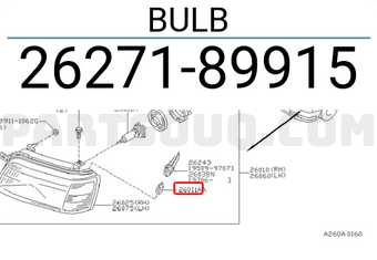 Nissan 2627189915 BULB