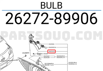 Nissan 2627289906 BULB