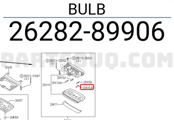 Nissan 2628289906 BULB