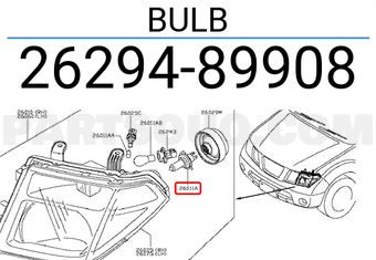 Nissan 2629489908 BULB