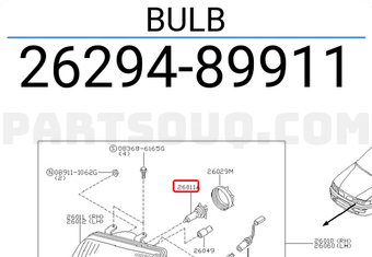 Nissan 2629489911 BULB