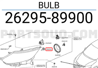 Nissan 2629589900 BULB