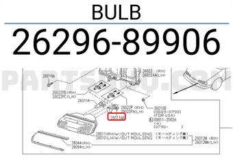 Nissan 2629689906 BULB