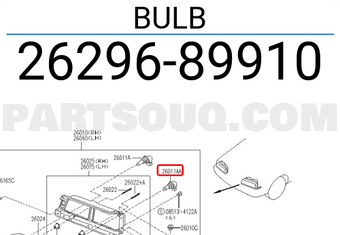 Nissan 2629689910 BULB