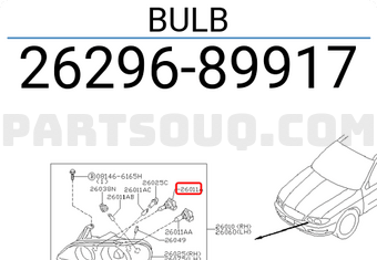 Nissan 2629689917 BULB
