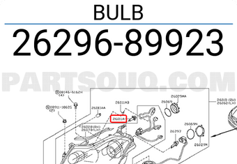 Nissan 2629689923 BULB