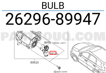 Nissan 2629689947 BULB