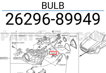Nissan 2629689949 BULB