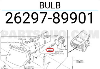 Nissan 2629789901 BULB