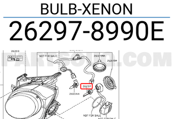 Nissan 262978990E BULB-XENON