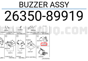 Nissan 2635089919 BUZZER ASSY