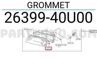 Nissan 2639940U00 GROMMET