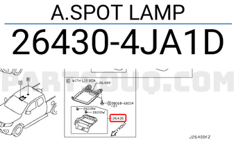 Nissan 264304JA1D A.SPOT LAMP