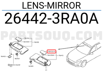 Nissan 264423RA0A LENS-MIRROR