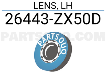 LENS-DOOR MIRROR,LH 26443ZX50B | Nissan Parts | PartSouq