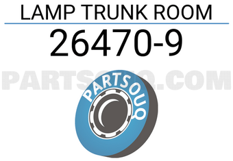 Nissan 264709 LAMP TRUNK ROOM