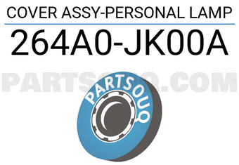 Nissan 264A0JK00A COVER ASSY-PERSONAL LAMP